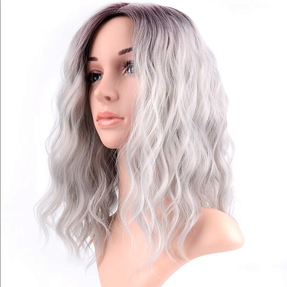 Curls Wavy Bob Ombre Wig - Picture 4 of 9